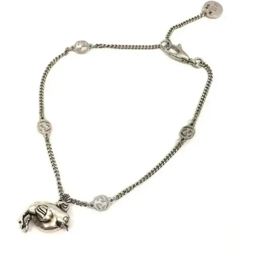 Pre-owned Silver Silver Bracelet , unisex, Sizes: ONE SIZE - Gucci Vintage - Modalova