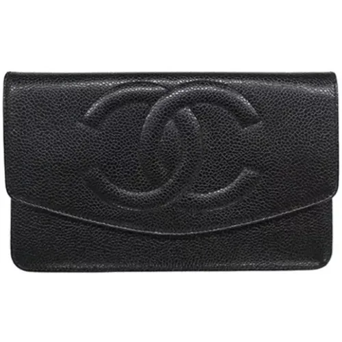 Pre-owned Leather wallets , female, Sizes: ONE SIZE - Chanel Vintage - Modalova