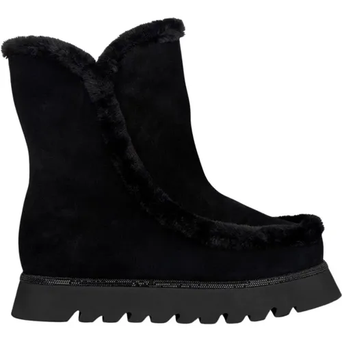 Fur boot , female, Sizes: 3 UK, 9 UK, 7 UK, 4 UK, 8 UK, 5 UK, 6 UK - Alma en Pena - Modalova