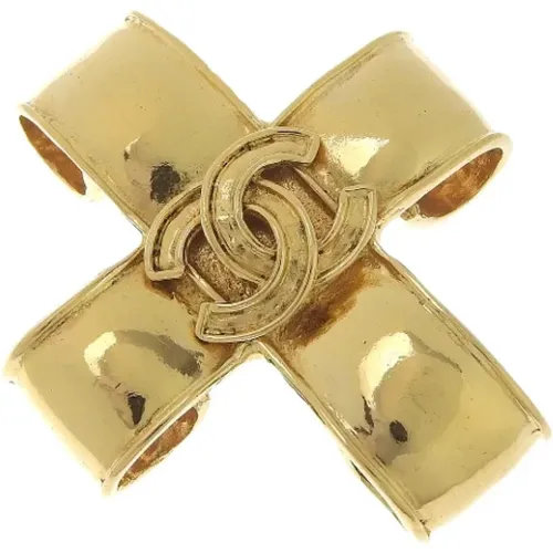 Pre-owned Metal brooches , female, Sizes: ONE SIZE - Chanel Vintage - Modalova