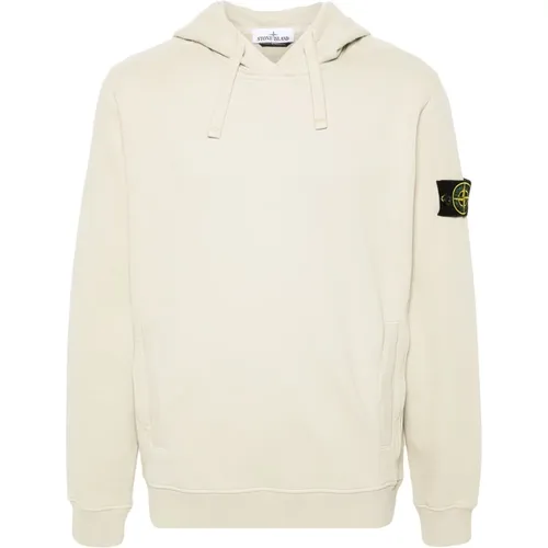 Cotton Hooded Sweatshirt , male, Sizes: L, M, XL - Stone Island - Modalova