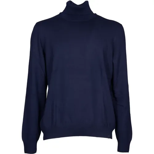 Knitwear Sweater High Collar Aw24 , male, Sizes: S, 3XL, L, M, 2XL, XL - Fay - Modalova