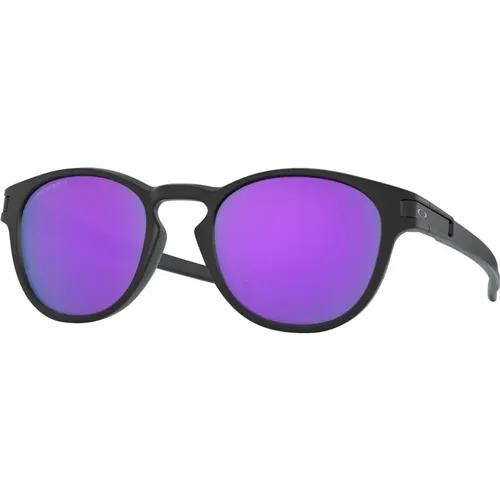 Matte Sunglasses with Prizm Violet , male, Sizes: 53 MM - Oakley - Modalova