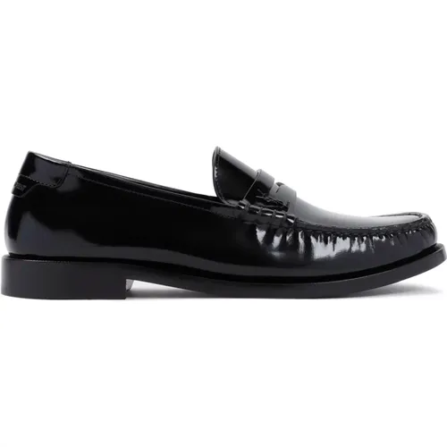 Schwarze Loafer Schuhe für Frauen - Saint Laurent - Modalova