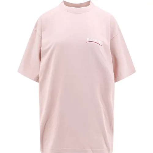 Political Campaign Cotton T-Shirt , female, Sizes: S, M, XS - Balenciaga - Modalova