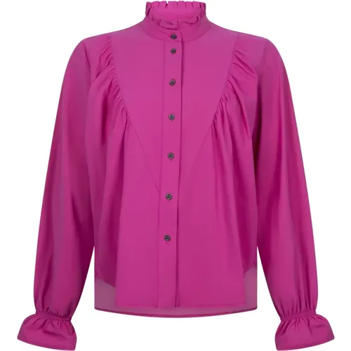 Sophisticated Roberta Bluse in Fuxia , Damen, Größe: 2XS - Jane Lushka - Modalova