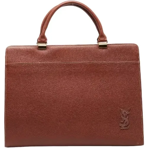 Pre-owned Leather handbags , female, Sizes: ONE SIZE - Yves Saint Laurent Vintage - Modalova