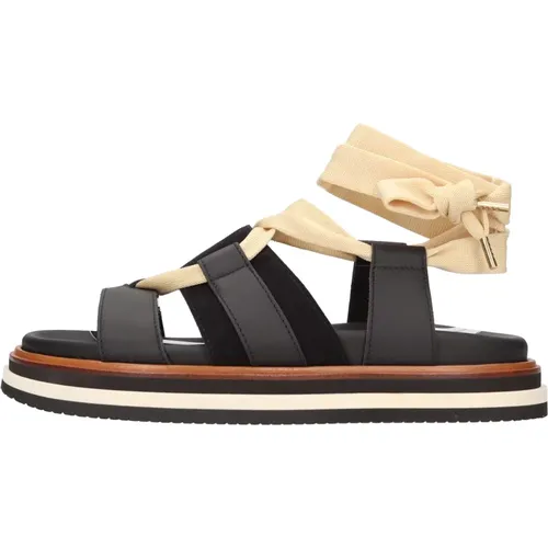 Sandalen Schwarz , Damen, Größe: 38 1/2 EU - Hogan - Modalova