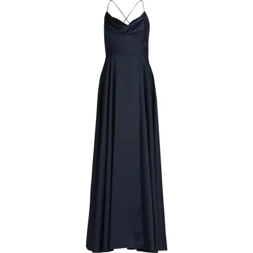Elegantes Abendkleid mit Wasserfallausschnitt , Damen, Größe: L - Vera Mont - Modalova