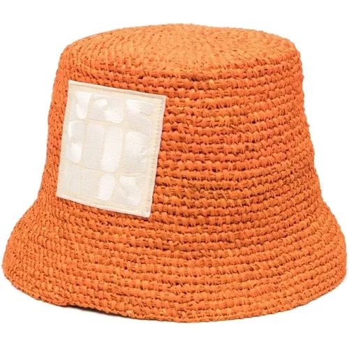 Raffia Bucket Hat , female, Sizes: 56 CM, 58 CM - Jacquemus - Modalova