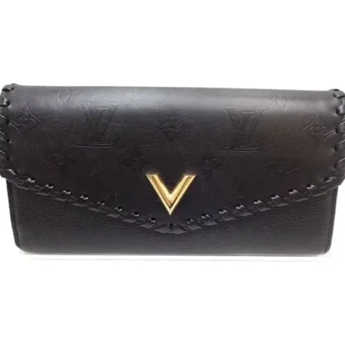 Pre-owned Leather wallets , female, Sizes: ONE SIZE - Louis Vuitton Vintage - Modalova