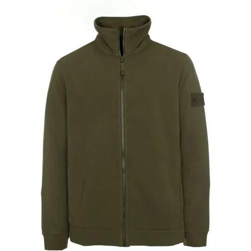 Ghost Fleece Reißverschluss Jacke , Herren, Größe: L - Stone Island - Modalova