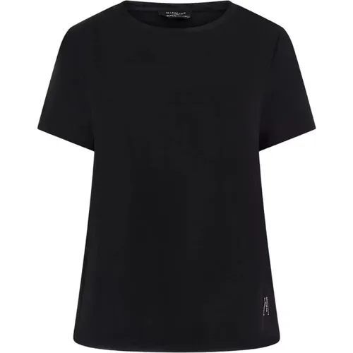 Kurzarm Bootshals T-Shirt , Damen, Größe: XL - Guess - Modalova