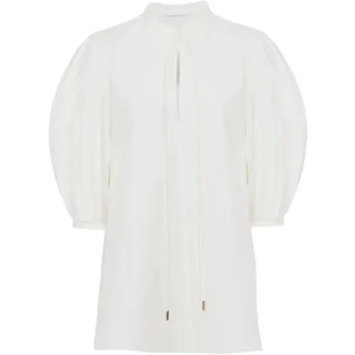 Buttercream Shirt Dress , female, Sizes: L, XS, S, M - Chloé - Modalova