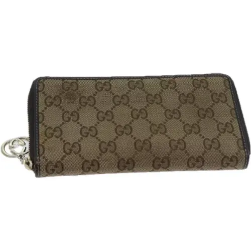 Pre-owned Canvas wallets , female, Sizes: ONE SIZE - Gucci Vintage - Modalova