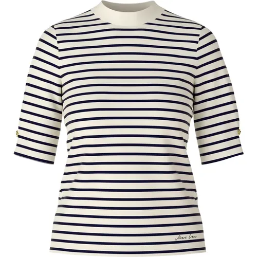 Striped T-Shirt , female, Sizes: M - Marc Cain - Modalova