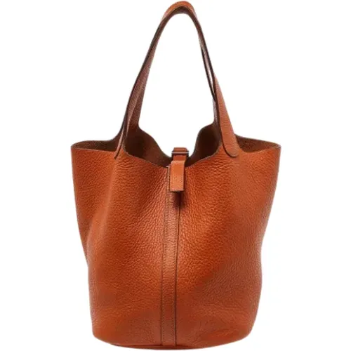 Pre-owned Leather handbags , female, Sizes: ONE SIZE - Hermès Vintage - Modalova