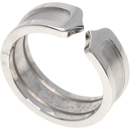 Pre-owned White Gold rings , female, Sizes: ONE SIZE - Cartier Vintage - Modalova