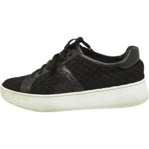 Pre-owned Leather sneakers , female, Sizes: 6 1/2 UK - Bottega Veneta Vintage - Modalova