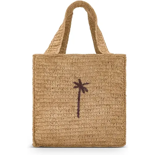 Woven Straw Shopping Bag , female, Sizes: ONE SIZE - Manebí - Modalova