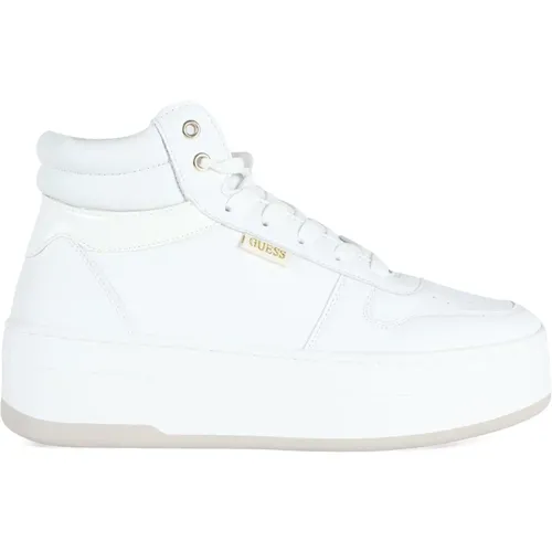 High Top Platform Sneakers , female, Sizes: 6 UK, 7 UK - Guess - Modalova