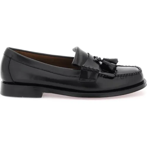 Brushed Leather Kiltie Loafers with Tassels , male, Sizes: 10 UK, 11 UK, 7 UK - G.h. Bass & Co. - Modalova