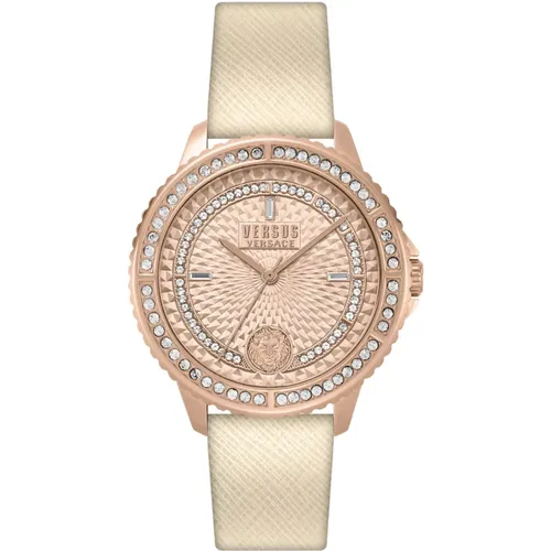 Elegant Montorgueil Stainless Steel Bracelet Watch , female, Sizes: ONE SIZE - Versus Versace - Modalova