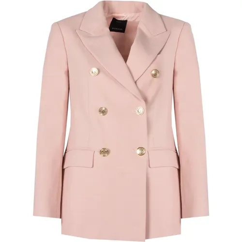 Eleganter Zweireihiger Mantel , Damen, Größe: 3XS - pinko - Modalova
