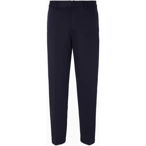 Chino Trousers for Travel and Everyday Wear , male, Sizes: L, S - Emporio Armani - Modalova