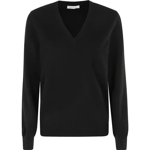 V-neck Sweater , female, Sizes: S, M, XS, L - Malo - Modalova