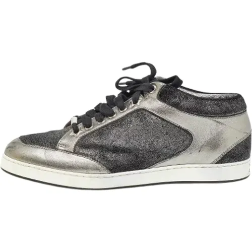 Pre-owned Leather sneakers , female, Sizes: 5 UK - Jimmy Choo Pre-owned - Modalova