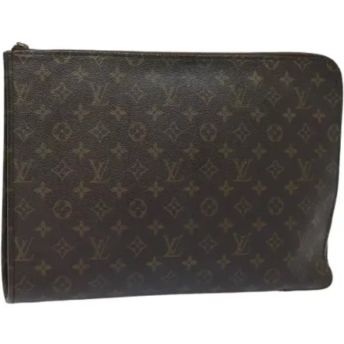 Pre-owned Canvas clutches , female, Sizes: ONE SIZE - Louis Vuitton Vintage - Modalova