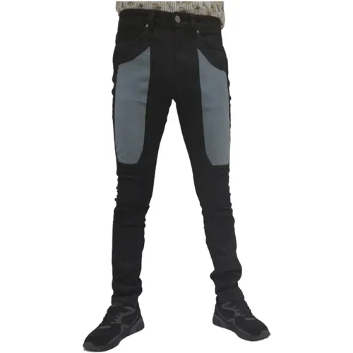 Skinny Fit 5-Pocket Jeans mit Alcantara-Patch , Herren, Größe: W36 - Jeckerson - Modalova