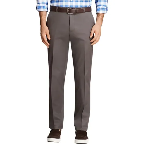 Graue Stretch-Baumwoll-Chinos , Herren, Größe: W30 - Brooks Brothers - Modalova