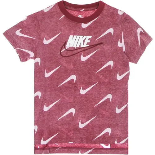 Maroon Jungen Rundhals T-Shirt Nike - Nike - Modalova