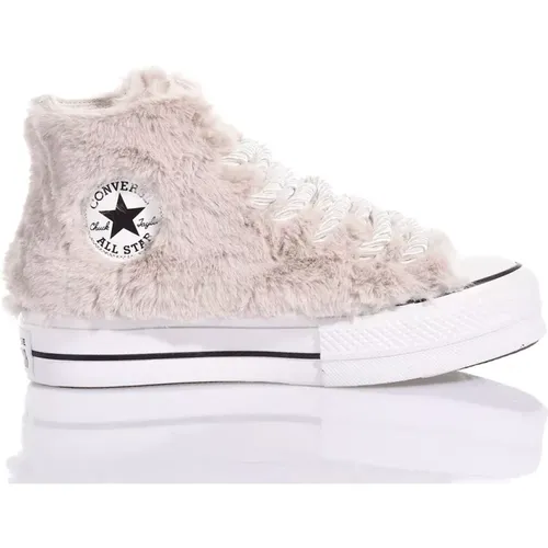 Maßgeschneiderte Plateau Damen Sneakers , Damen, Größe: 39 EU - Converse - Modalova