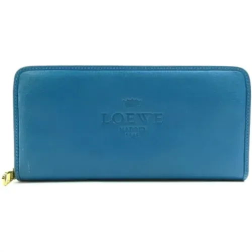 Pre-owned Leather wallets , female, Sizes: ONE SIZE - Loewe Pre-owned - Modalova