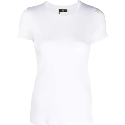 Modal T-Shirt for Women , female, Sizes: L, XL - Elisabetta Franchi - Modalova