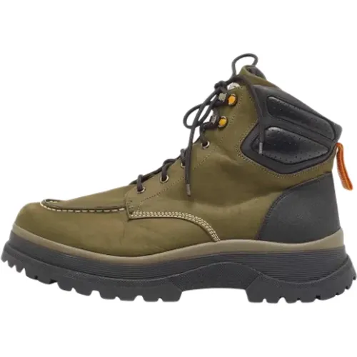 Pre-owned Leder boots , Damen, Größe: 45 EU - Moncler Pre-owned - Modalova