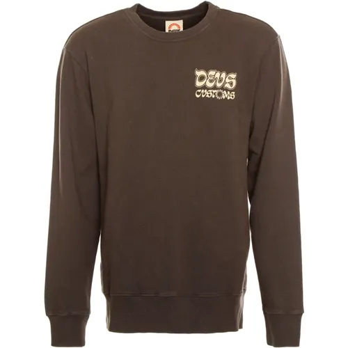 Rinse Wash Sweatshirt mit Print , Herren, Größe: 2XL - Deus Ex Machina - Modalova