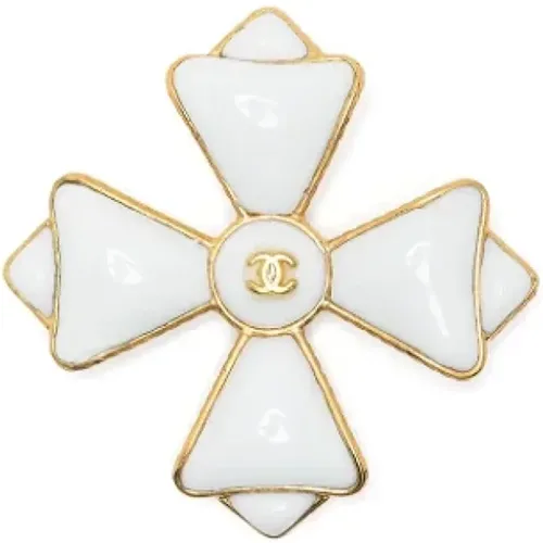 Pre-owned Metal brooches , female, Sizes: ONE SIZE - Chanel Vintage - Modalova