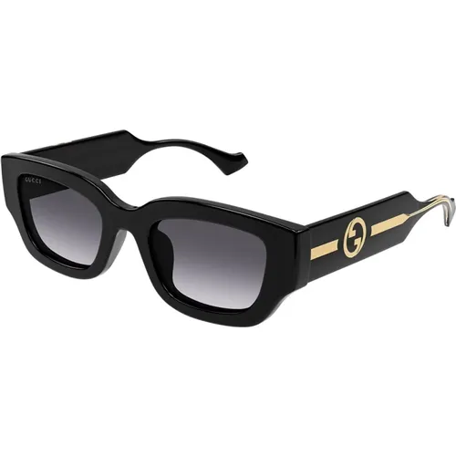 Geometrische Oversize-Sonnenbrille , unisex, Größe: 51 MM - Gucci - Modalova