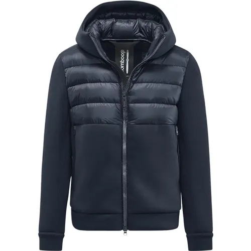 Versatile Bimaterial Hooded Jacket , male, Sizes: XL, 2XL, 3XL, M, L, S - BomBoogie - Modalova
