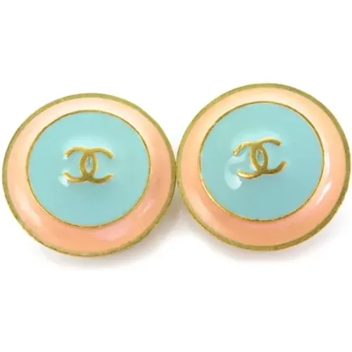 Pre-owned Metal earrings , female, Sizes: ONE SIZE - Chanel Vintage - Modalova