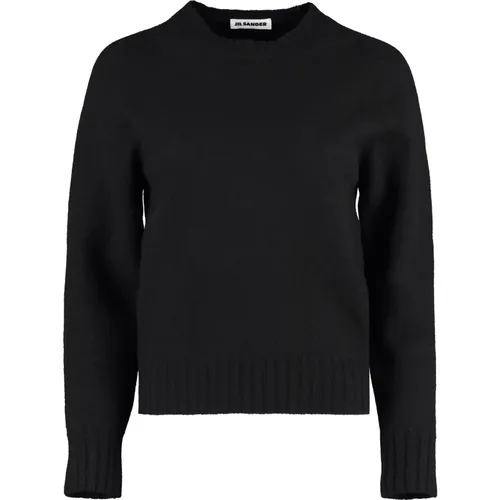 Gerippter Wollpullover , Damen, Größe: M - Jil Sander - Modalova