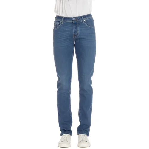 Slim Fit Denim Jeans , Herren, Größe: W35 - Jacob Cohën - Modalova