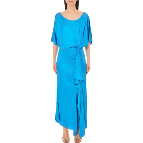 Elegant Dress with Slit , female, Sizes: XS, S - Liu Jo - Modalova