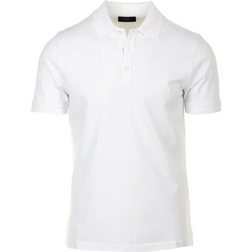 Polo Shirts , Herren, Größe: L - Fay - Modalova