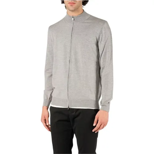 Zip Cardigan Sweater , male, Sizes: 3XL - Boss - Modalova