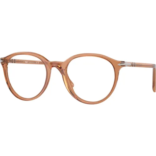 Stylish Eyeglasses in Blue Tortoise , unisex, Sizes: ONE SIZE - Persol - Modalova